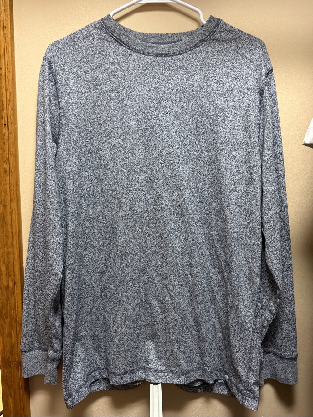 Ocean Coast Long Sleeve SMALL - Men's Long-Sleeve Heathered Gray